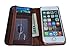 CHAPTER XVI THE BOOK for iPhone 5 / 5S - Genuine Vintage Leather iPhone 5S Case with Wallet (Vintage Brown)