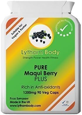 Maqui Berry PLUS - The new SUPERFOOD 1200mg x 90 vegetarian/vegan capsules of certificated genuine PUREST Maqui Berry on the market. Hundreds of satisfied customers. by Maqui Berry PLUS