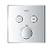 Grohe 29141000 Grohtherm SmartControl Thermostatic Trim, Starlight Chrome