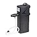 Flexzion Aquarium Internal Filter 210 GPH 800L/H Submersible 3-in-1 Multi-Function Mini Pump for 50 Gallon Fish Tank with Adjustable Flow Rate + Spray Bar + Pipe