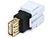 Monoprice 106561 Keystone Jack-USB 2.0 A Female to A Female Coupler Adapter Flush Type, White