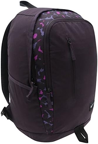 purple and black nike backpack
