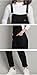 Gihuo Women's Loose Fit Denim Overalls Baggy Bib Jean Overalls Fashion Adjustable Straps Jumpsuits(Black-M)