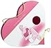 DreamTime Loving Hugs Heart Pillow, Cranberry Velvet
