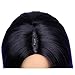 HANNE Ombre Black to Purple Wig Short Bob Wigs Shoulder Length Bob Hair Short Straight Hair Bob Wigs for Women Ombre Purple Wig Halloween Rumi Cosplay Wigs (Ombre Purple)