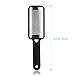 Tinksky Stainless Steel Fine Callus Remover Foot Exfoliating Scrubber Cleaner File (Black)