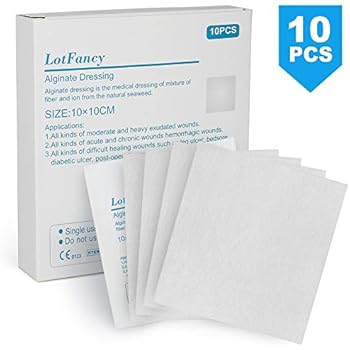 Calcium Alginate Wound Dressing Pads, 4