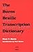 The Burns Braille Transcription Dictionary by 