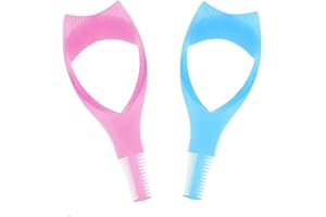 2 PCS Mascara Shield Guard, Cosmetic Mascara Shield Applicator Eye Lash Helper Guide Eyelashes Comb Assistant Tool Makeup Acc