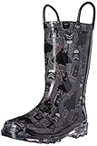 Western Chief Kids Star Wars Light-Up Rain Boot (Toddler/Little Kid), Charcoal, 1 M US Little Kid