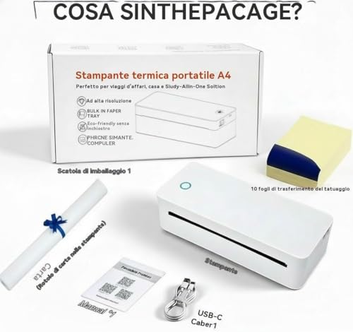 Fuhuihe Stampante per tatuaggi Macchina per trasferimento modelli A4 Stampante