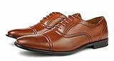 Delli Aldo Fashion Oxfords Mens Dress Shoes Cap Toe Brown