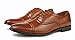 Delli Aldo Fashion Oxfords Mens Dress Shoes Cap Toe Brown