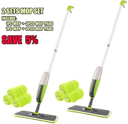 Jfgzshr Mop Spray Mop For Hardwood Floor Dust Mop With Microfiber