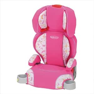 pink booster car seat