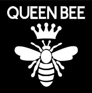 Queen Bee Vinyl Decal Sticker | Cars Trucks Vans SUVs Windows Walls Cups Laptops | White | 5.5 Inch | KCD2406