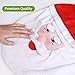 Santa Claus Bathroom Christmas Decorations, 3 Pack Christmas Snowman Santa Toilet Seat Covers and Water Tank Top Lid Cover Set for Christmas Home Bathroom Décor