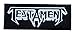 TESTAMENT Heavy Metal Band t Shirts Sign MT14 Applique Iron on Patches
