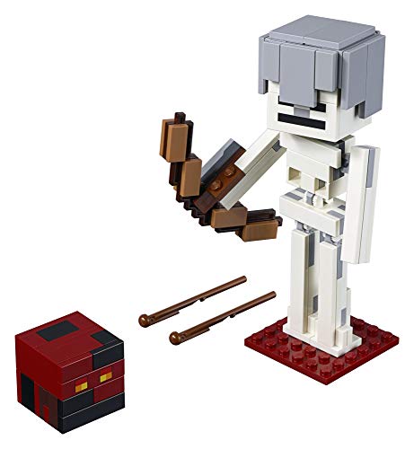 LEGO Minecraft BigFig Skeleton with Magma Cube Building Kit (142 Pieces) - //coolthings.us