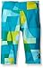 adidas Little Girls' Active Capri Tight Legging, Mint Print, 5