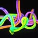 Lumistick 8 Inch Twister Glowstick Bracelets | Bendable Light Up Neon Jewelry Pack | Illuminating Bangles | Glowing Lights Perfect for Party (Dual Color Assortment, 40 Bracelets)