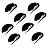 Letter Opener Plastic Razor Blade Paper Knife/Envelope Slitter Set in Sharp Black, 8 Pack
