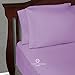 Cosy House Collection Everyday 1500 Series Bed Sheet Set - Ultra Soft & Cool Hotel Bedding - Deep Pocket - Wrinkle, Stain and Fade Resistant - 4 Piece Set (Queen, Lavender)