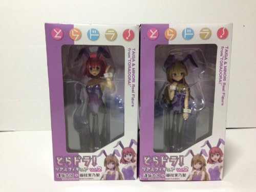 Toradora! Real Figure Vol. 2 Taiga Aisaka & comb branch Minori Bunny Girl Cosplay Prize Taito (all two full set) (japan import)
