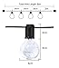 ECOWHO 30 LED Globe String Lights with G40 Light Bulbs UL Listed 32FT Indoor Outdoor Patio Garden Lawn Use (Warm White)