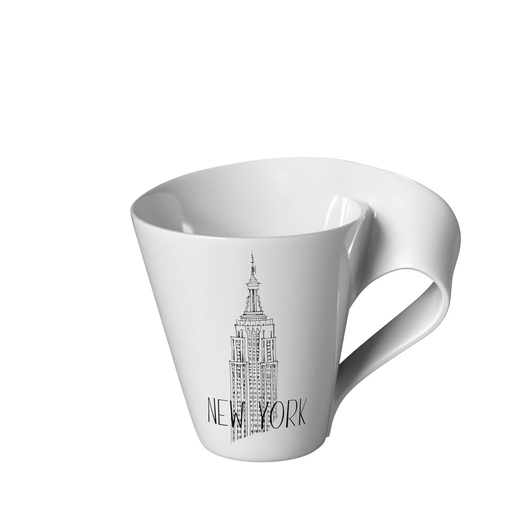 Villeroy & Boch - Modern Cities, Mug, New York, 300 ml, Premium Porcelain, White