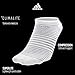 adidas Women's Superlite No Show Socks (6-Pair), White/Clear Onix/Onix/Light Onix/Black, Medium, (Shoe Size 5-10)