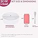 Souffle Dish Ramekins for Baking –32 Oz, 1 Quart Large Ceramic Oven Safe Round Fluted Ramekin Bowl with Mini Condiment Spoon for Soufflé Pot Pie Casserole Pasta Roasted Vegetables Baked Desserts White