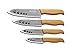 Beautiful Black Blade Ceramic Cutlery Kitchen Knives in Gift Box - Lightweight 8-Piece Knife Set with Ergonomic Bamboo Handles
