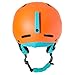 Retrospec Comstock Youth Ski & Snowboard Helmet for Kids - Durable ABS Shell, Protective EPS Foam & Cooling Vents - Adjustable Fit for Boys & Girls - Matte Tangerine, 52-55cm Small