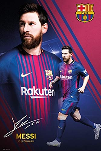 GB eye Barcelona - Messi Collage 17-18 Poster - 91.5x61cm (The Best Goals In Fifa 17)