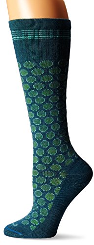 Sockwell Women's Shadow Dot Socks, Teal, Small/Medium