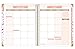 bloom daily planners 2017 Calendar Year Hard Cover Vision Planner - Monthly and Weekly Column Calendar View Planner - (January 2017 - December 2017) Peacock Feathers - 7.5
