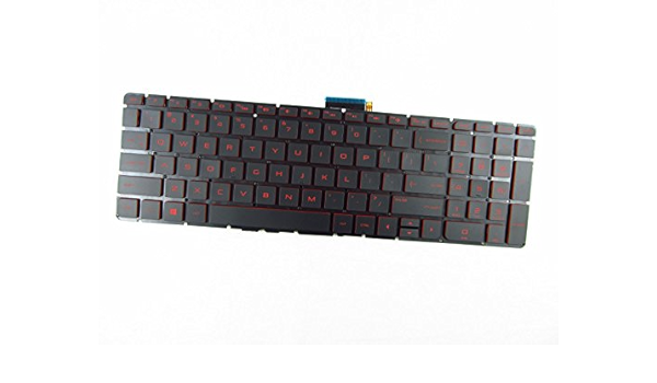 Amazon Com New Us Black Red Backlit English Laptop Keyboard Without Frame Replacement For Hp Omen 17 W023dx 17 W033dx 17 W043dx 17 W047nr 17 W053dx 17 W151nr 17 W121nd 17 W210nd 17 W241nd 17 W260nd Computers Accessories
