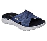 Skechers Performance Women's On The Go 400 Blissful Slide Flip Flop, Navy, 7 M US
