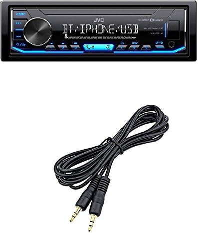 KDX255BT JVC Mechless AM/FM/BT/Sat ready USB/3.5 input 2.5 volt R/S outputs Cache. 3.5mm male to male Stereo Audio Cable 6 ft