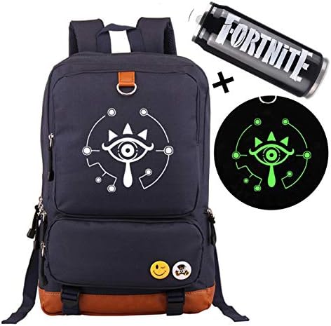 Boy Girl School Bag Adult The Legend of Zelda Breath of the Wild Sheikah Eye Luminous Backpack Schoolbag Send Coffee Cup