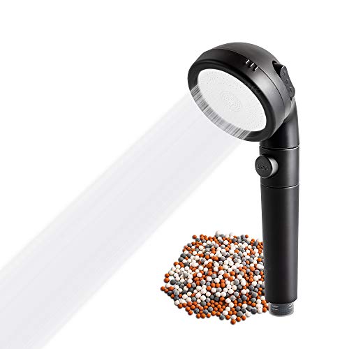 Original StoneStream® EcoPower High Pressure Matte Black Shower Head