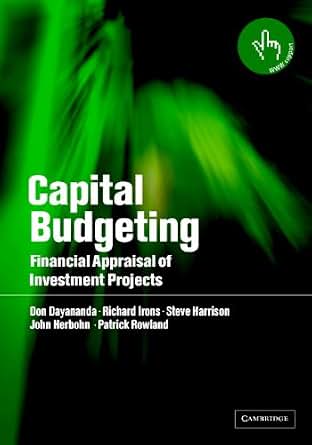 Amazon Com Capital Budgeting Financial Appraisal Of