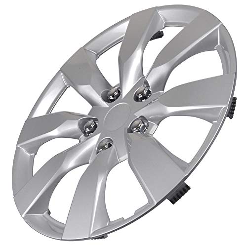 BDK Wheel Guards (4 Pack) Hubcaps for Car Accessories Wheel Covers