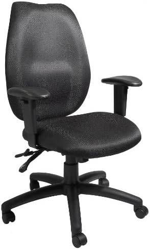 Boss Workplace Merchandise Excessive Again Process Chair in Black
