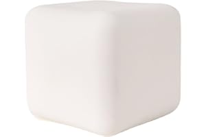 Stress Cube 2 Inch White, Stretchy Cubes Stress Squeeze Toy Elastic Playful Elastic on Edge Toys for Adults Anxiety Relief