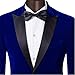 Cloudstyle Mens 2-Piece Suit Peaked Lapel One Button Tuxedo Slim Fit Dinner Jacket & Pants