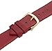 Hadley-Roma Women's 20mm Leather Watch Strap, Color:red (Model: LSL702RQ 200)
