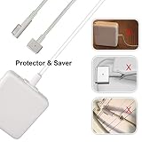 Charger Cable Protector for MacBook - Adapter Cable Saver Compatible with 45W/60W/85W, Dual Ends Protector,1Pack
