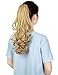 18″ 21″ Straight Curly Synthetic Clip in Claw Ponytail Hair Extension Synthetic Hairpiece 150g with a jaw/Claw Clipthumb 2